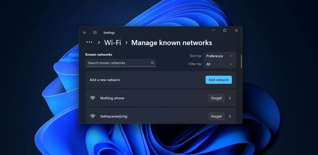 WIFI not Working After Windows 11 Update